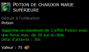 Potion de chardon marie supérieure