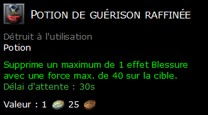 Potion de guérison raffinée