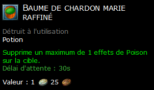 Baume de chardon marie raffiné