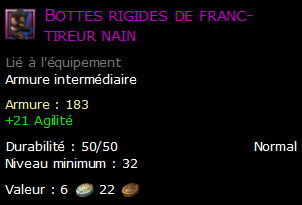 Bottes rigides de franc-tireur nain