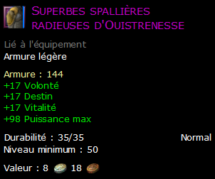 Superbes spallières radieuses d'Ouistrenesse