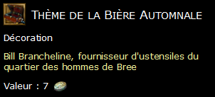 Thème de la Bière Automnale