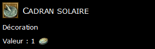 Cadran solaire