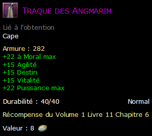 Traque des Angmarim