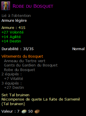 Robe du Bosquet