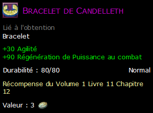 Bracelet de Candelleth