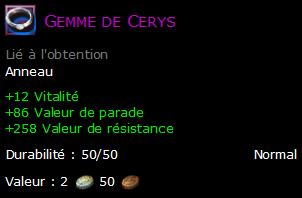 Gemme de Cerys