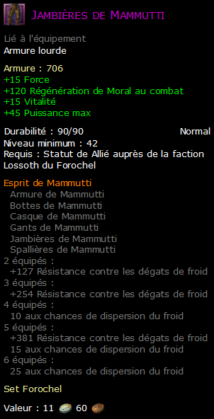 Jambières de Mammutti