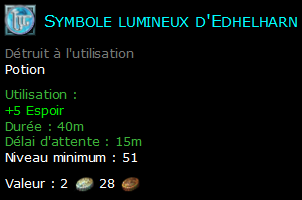 Symbole lumineux d'Edhelharn