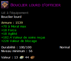 Bouclier lourd d'officier