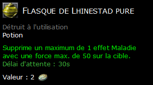 Flasque de Lhinestad pure