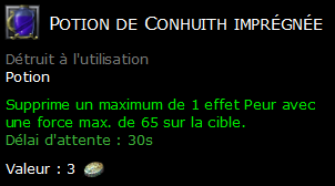 Potion de Conhuith imprégnée