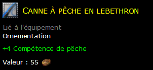 Canne à pêche en lebethron