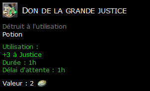 Don de la grande justice