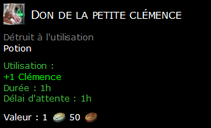 Don de la petite clémence