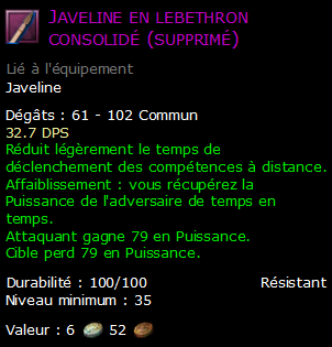 Javeline en lebethron consolidé (supprimé)