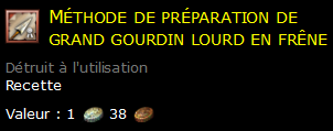 Méthode de préparation de grand gourdin lourd en frêne