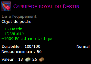 Cypripède royal du Destin