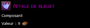 Pétale de bleuet