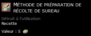 Méthode de préparation de récolte de sureau