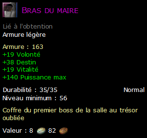 Bras du maire
