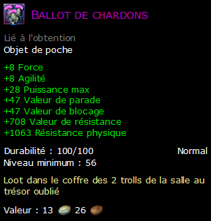 Ballot de chardons