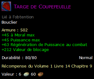 Targe de Coupefeuille