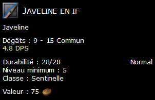 Javeline en if