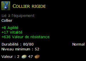 Collier rigide