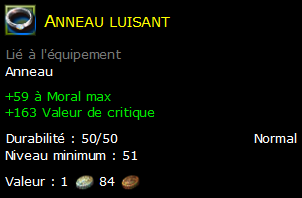 Anneau luisant