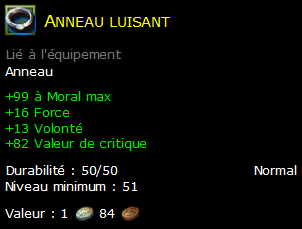 Anneau luisant