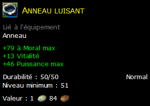 Anneau luisant