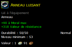 Anneau luisant