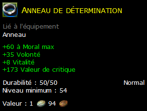 Anneau de détermination