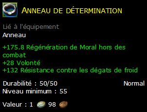 Anneau de détermination