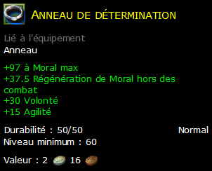 Anneau de détermination