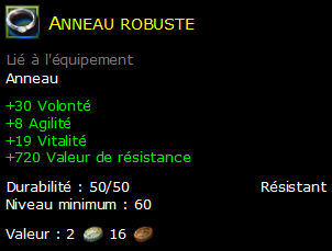 Anneau robuste