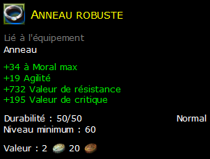 Anneau robuste