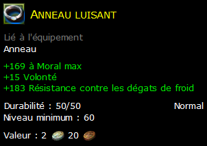 Anneau luisant