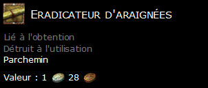 Eradicateur d'araignées