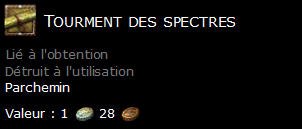 Tourment des spectres