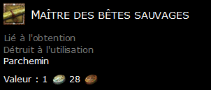 Maître des bêtes sauvages