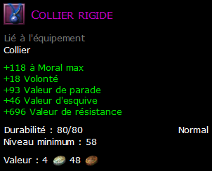 Collier rigide