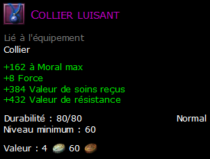 Collier luisant