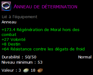 Anneau de détermination