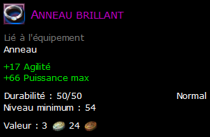 Anneau brillant