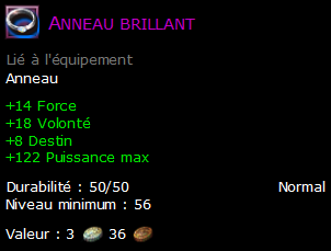 Anneau brillant