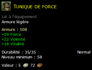 Tunique de force