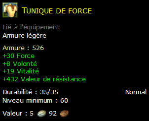 Tunique de force