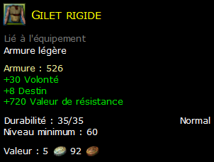 Gilet rigide